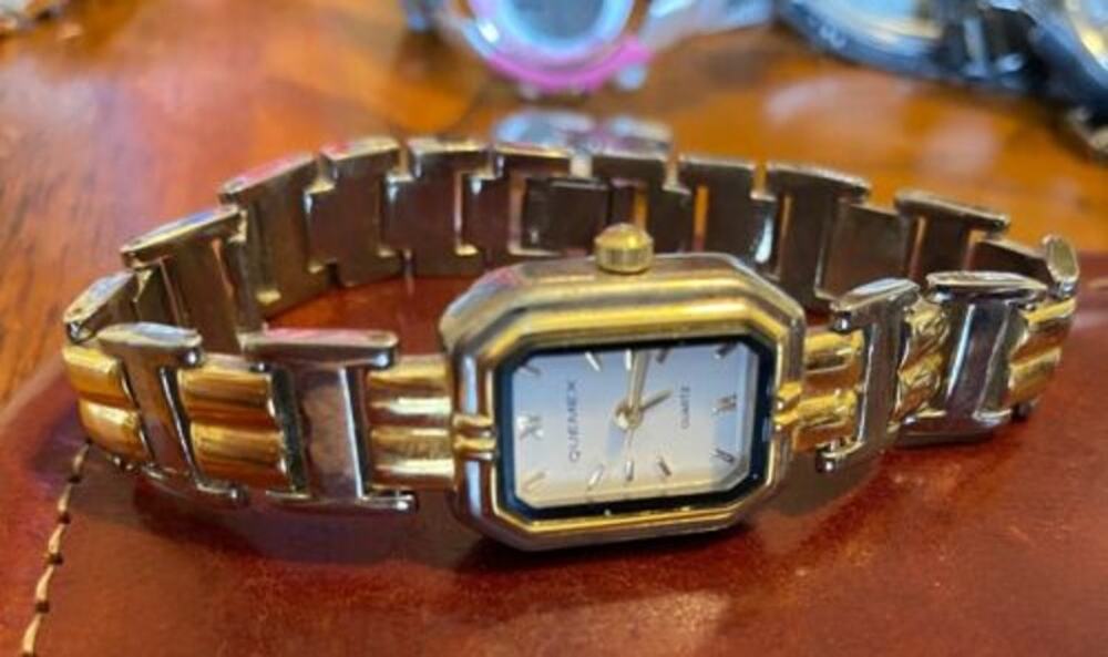Women's Quemex Watch, Two Tone with Link Band, New Battery